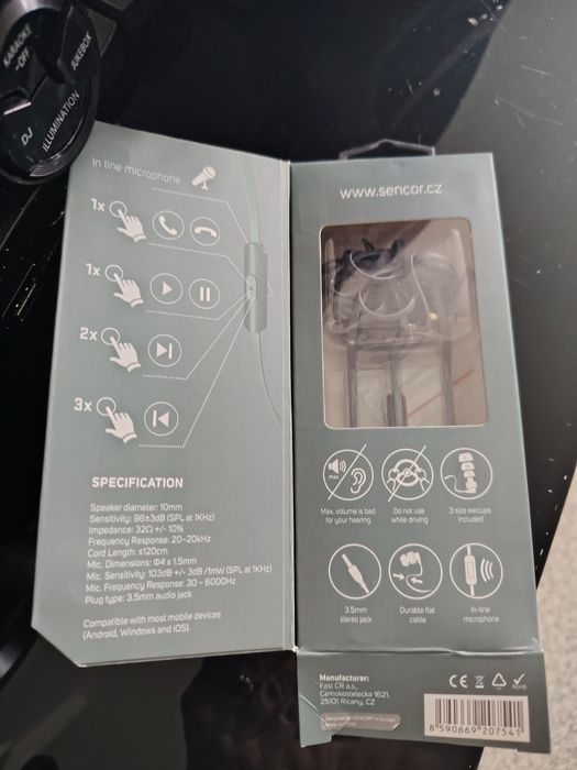 Słuchawki Sencor. Sep 300 Grey.