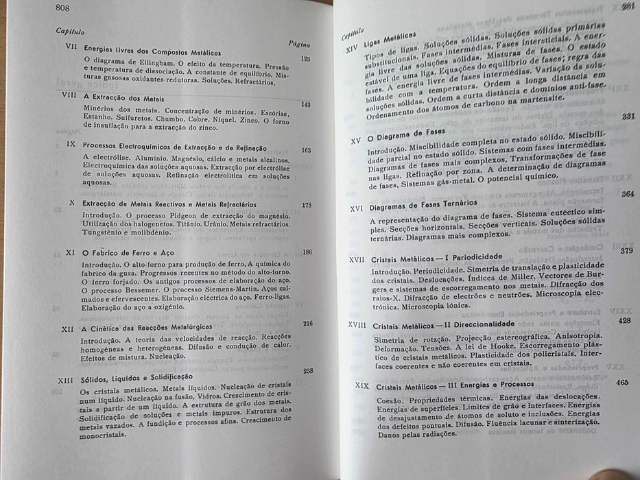 Livro "Introdução à Metalurgia" de Alan H. Cottrell