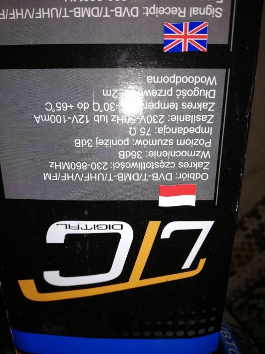 Doskonała antena DVBT pokojowa