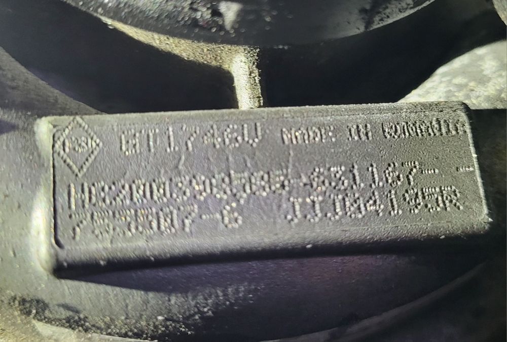 Turbosprężarka Turbina Renault 1.9 DCI  130 km GT1746V