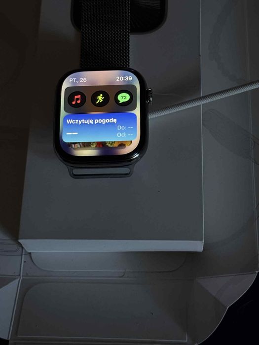 Apple watch series 10 GPS + Cellular 46mm koperta z tytanu Łupek