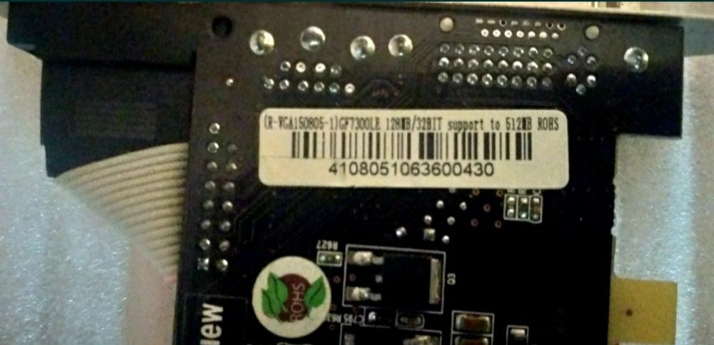 Placa gráfica Nvidia geforce 7300LE 128MB/32bit pci