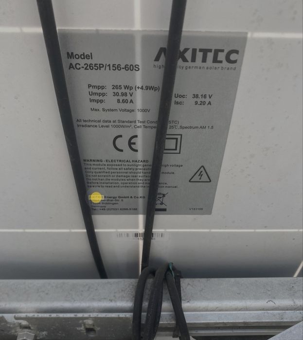 4 Paineis Solares 1kW (com estrutura e microinversores)