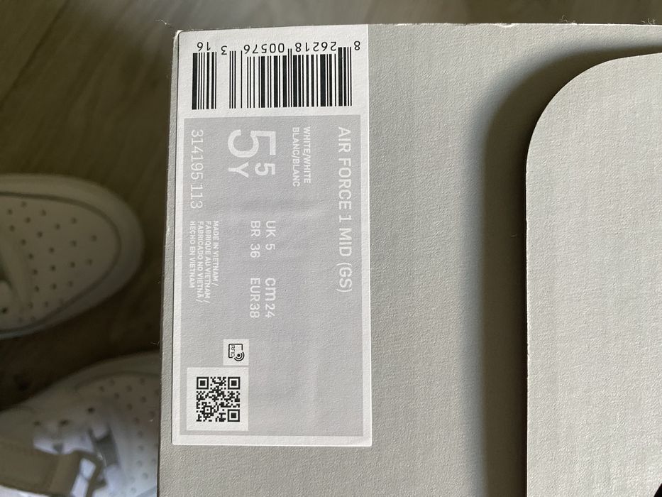 Air force 1 mid biale