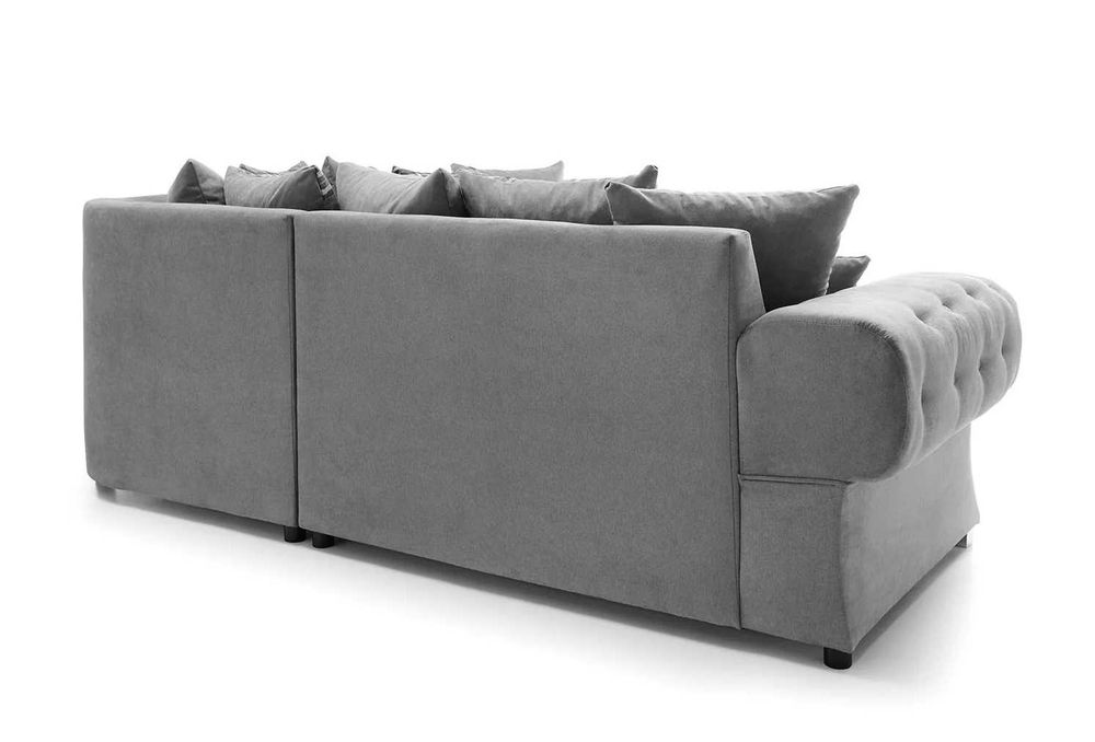 Werona chesterfield narożnik do salonu pikowany