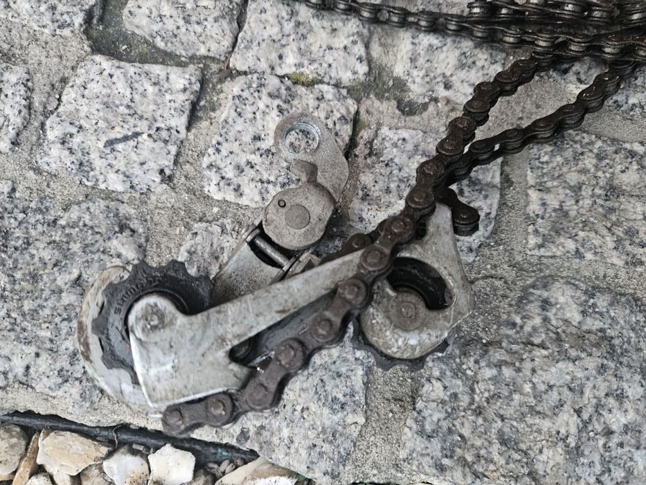 Przerzutki przód, tył shimano, linki, stopka