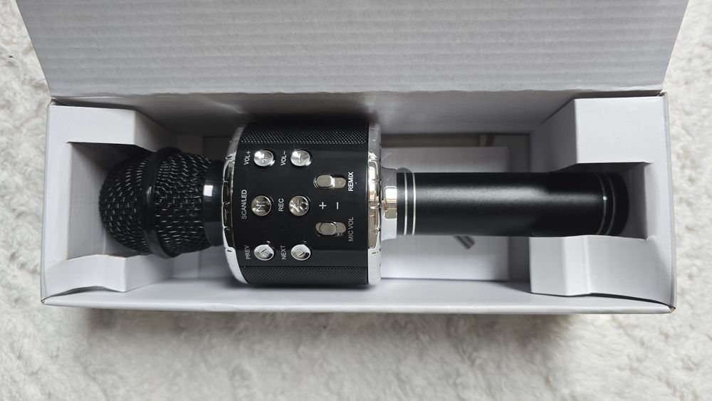 Mikrofon bluetooth z głośnikiem music world