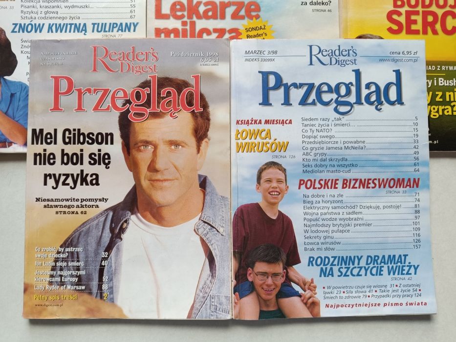 13x Przegląd Reader's Digest 1997 do 2004 Papież Jan Paweł II