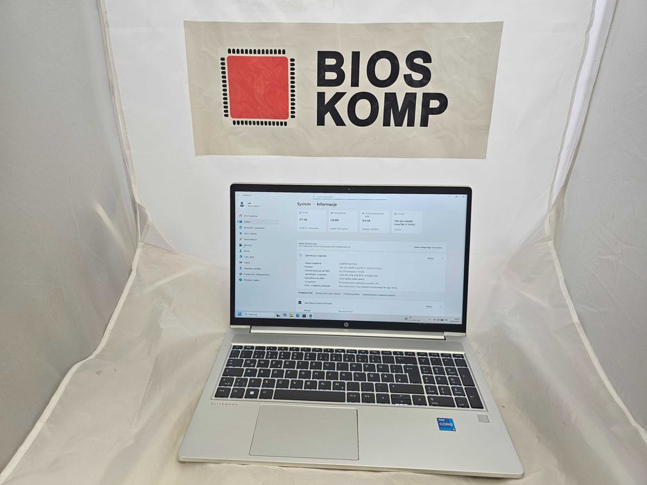 Laptop HP Elitebook 650 G10/i7-1355U/16GB/512/Win11P/Bioskomp Gwarancja