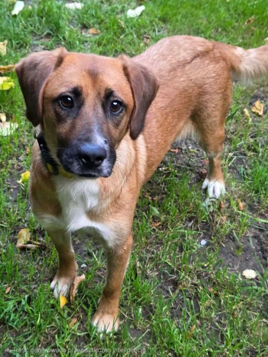 Fajna, młoda, średniej wielkości sunia FIGA poleca się do adopcji!
