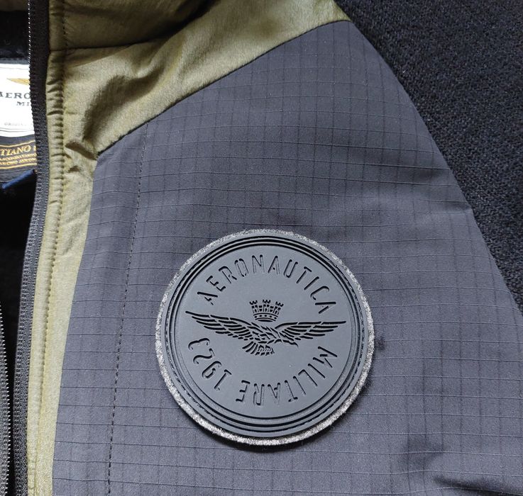 Aeronautica militare nowa kurtka zimowa hybryda wełna r. L