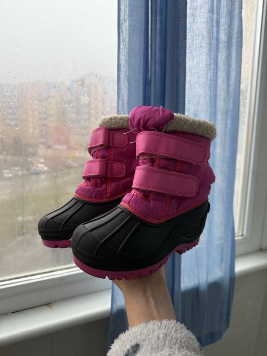 Черевики сапоги гумові не промокають Crane для дівчинки 19 см