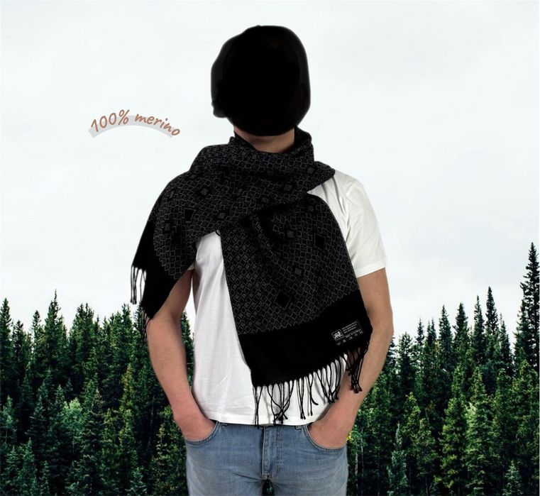 No name szal szalik męski 100%wełna merino 
100%wełna merino 
Rozmiar: