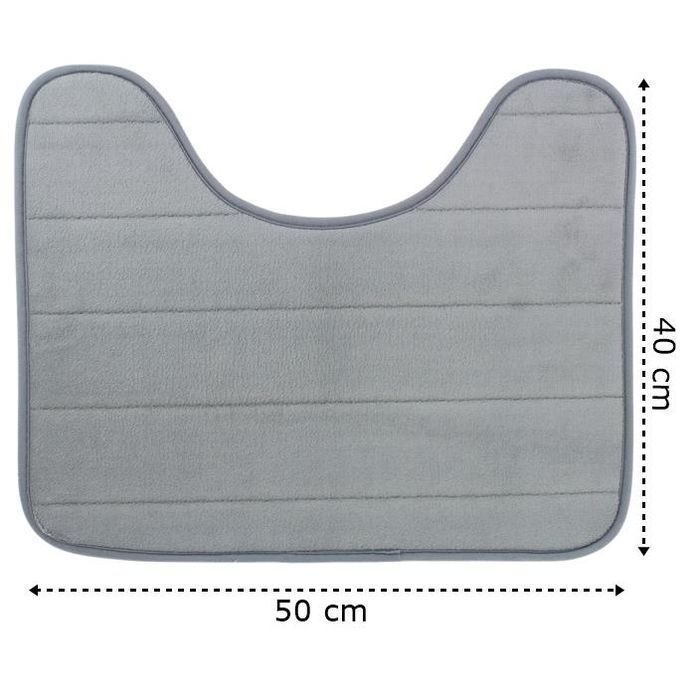 Dywanik Łazienkowy z Wycięciem pod WC do Łazienki Mata Antypoślizgowa