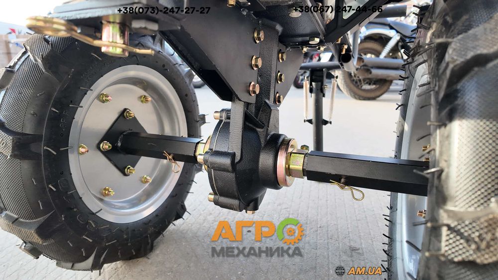 Мотоблок ДТЗ 570БН-К (7 к.с. бензин)! Колеса 4.00-10 + 3+1 передачі!