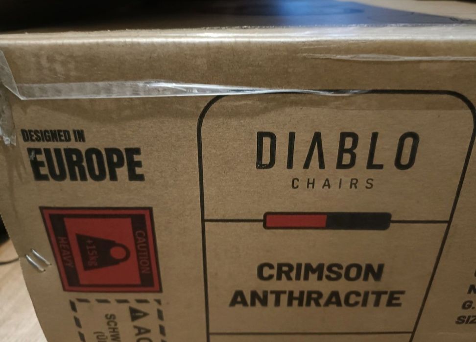 Krzesło obrotowe gamingowe Diablo Normal