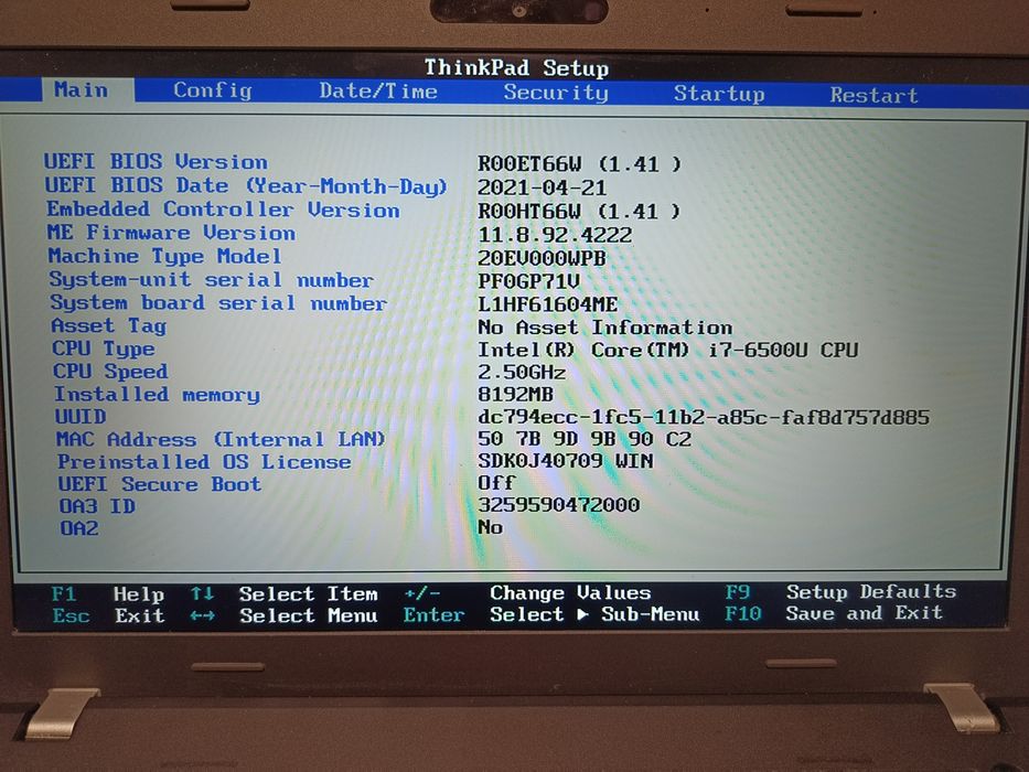 Lenovo ThinkPad E560