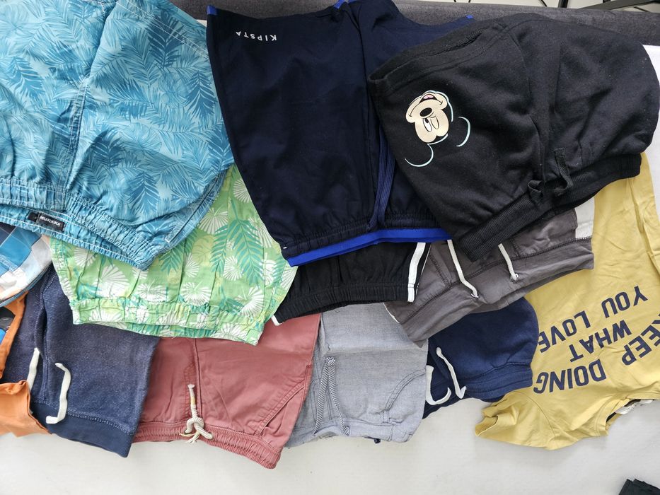 Paczka spodenki koszulki 122 Zara Reserved H&M inne