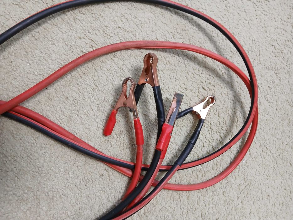 Провід для прикурювання авто пусковий стартовий кабель з клещами 2 м