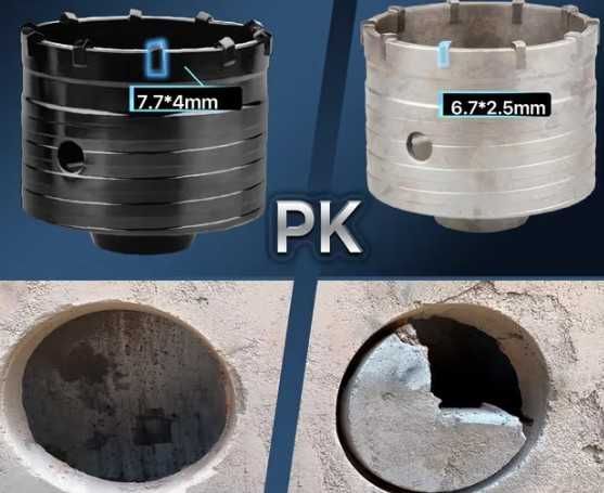 Otwornica do betonu 130mm + akcesoria Hsawbit