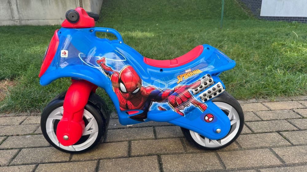 Spiderman Jeździk Motor Odpychacz INJUSA