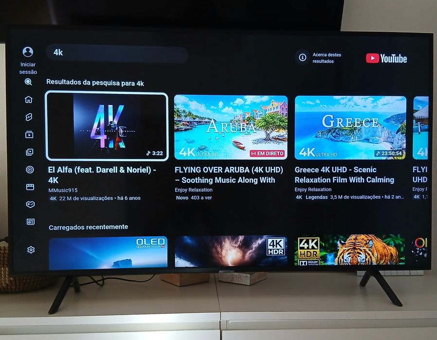 SAMSUNG 55"faço entrega incluída NO VALOR SMART TV 4K ULTRA HD