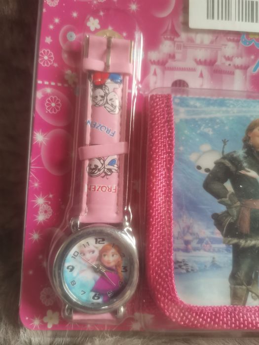 Frozen! Conjunto de relógio e carteira