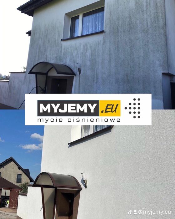 Mycie malowanie elewacji dachów mycie okien, fotowoltaiki
