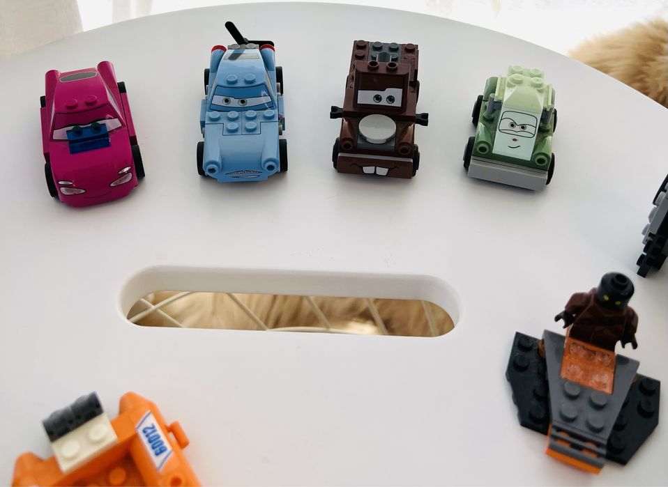 Conjunto Lego Cars + Barco da Policia + carro