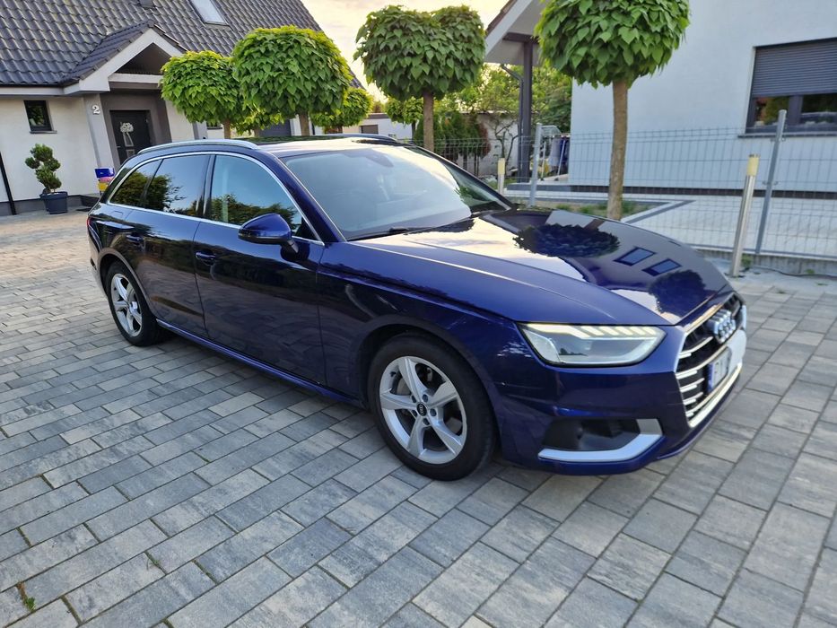 Audi A4 Avant Audi A4 B9 40TDI mHEV 204Km, Matrix, Virtual cockpit, hak, masaże