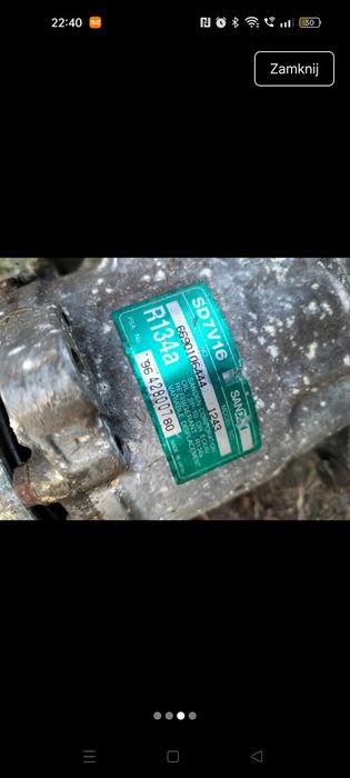 Sprężarka klimatyzacji Renault laguna 1,8 benzyna