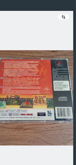 Jogo Ps1 Crash Bash CIB