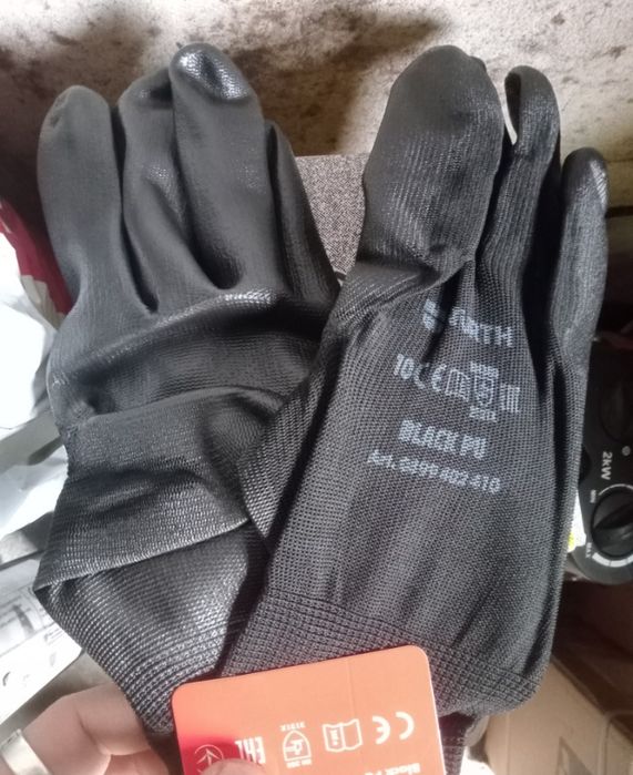 Акция! Перчатки,рукавицы рабочие Würth Black PU размер 9р,10р
