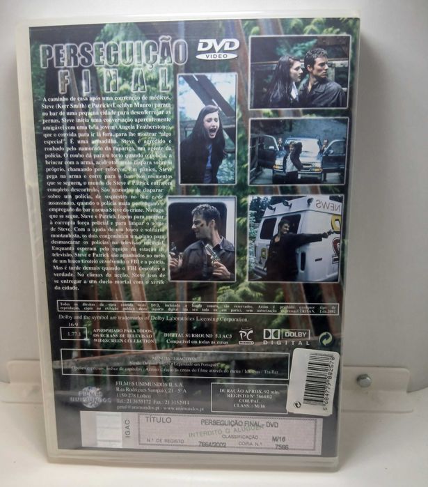 Perseguição Final / "Pressure" (2002) - Filme DVD