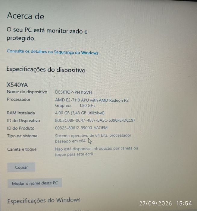 ASUS em bom estado pronto a utilizar