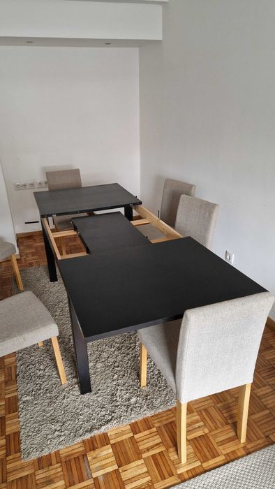 Conjunto IKEA BJURSTA - mesa extensível + 6 cadeiras