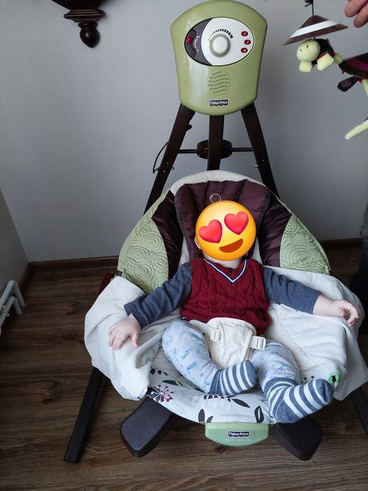 Bujaczek i huśtawka dla dziecka Fisher Price