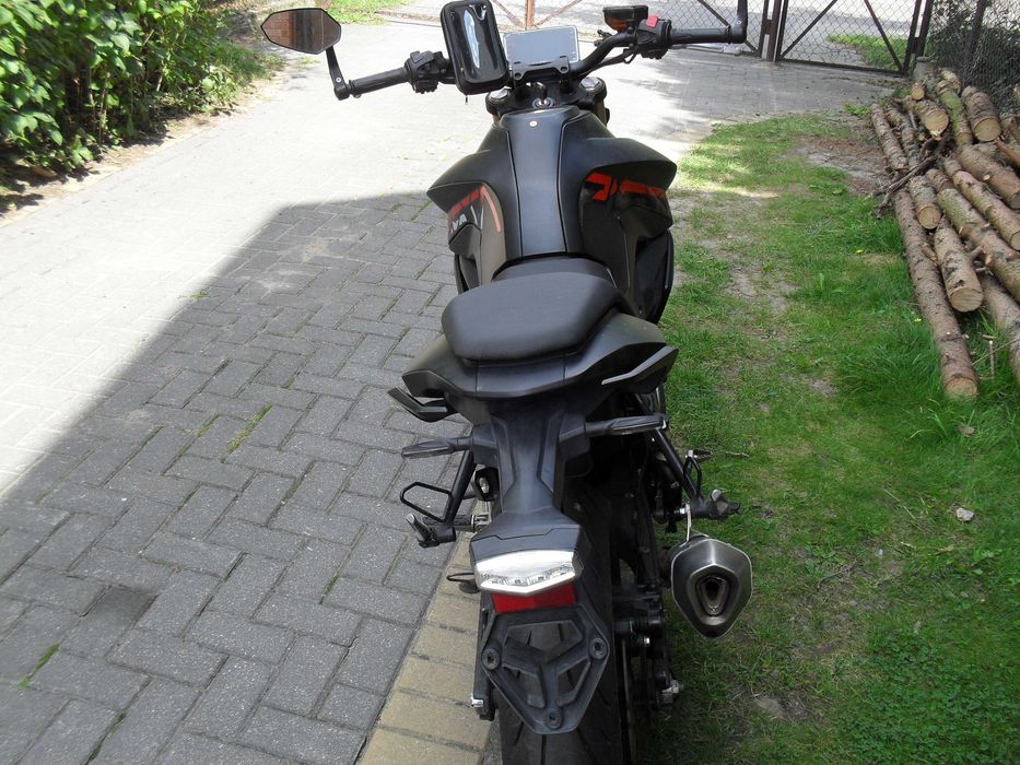 motocykl katogoria B hanway online furious 125 pista akrapovic abs 4t , ktm duke 125 barton junak