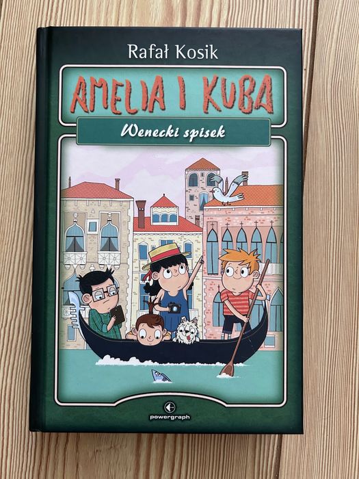 Amelia i Kuba Wenecki spisek, książka Rafała Kosika, stan idealny