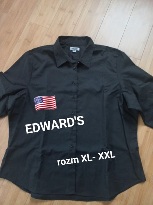 Czarna bluzka koszula Edward's rozm 42- 44