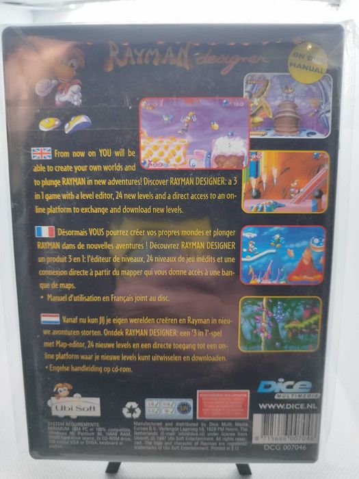 Rayman Designer PC CD-ROM Selado Novo
