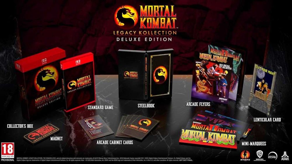 Mortal Kombat: Legacy Kollection звичайне видання та Deluxe Edition