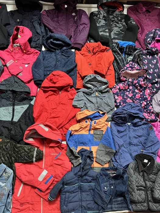 Секонд хенд оптом куртки дитячі тонкі весна  ціна за 1 кг