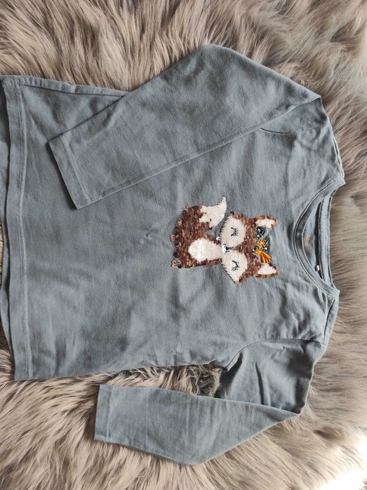 Bluzki dziewczęce z długim rękawem roz 104