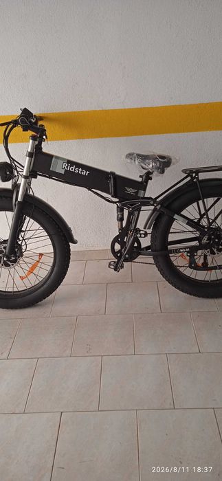 Bicicleta elétrica, roda 26 " Nova, RIDSTAR H26, 2000 W, 20 Ah, nova, 0 Km.