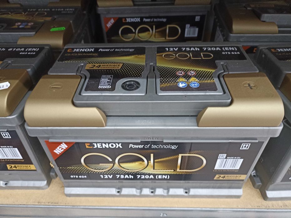 Akumulator 12V 75Ah 720A JENOX GOLD