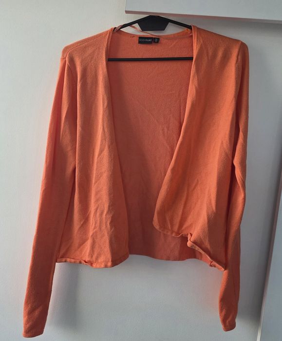 Krótki cienki sweterek kardigan r.34 XS BonPrix