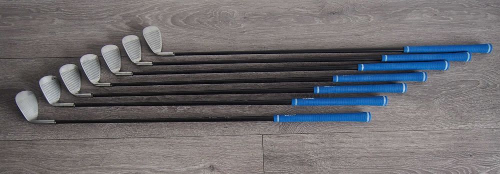 Kije do golfa Irons komplet dla wysokiego golfisty +1 Cal