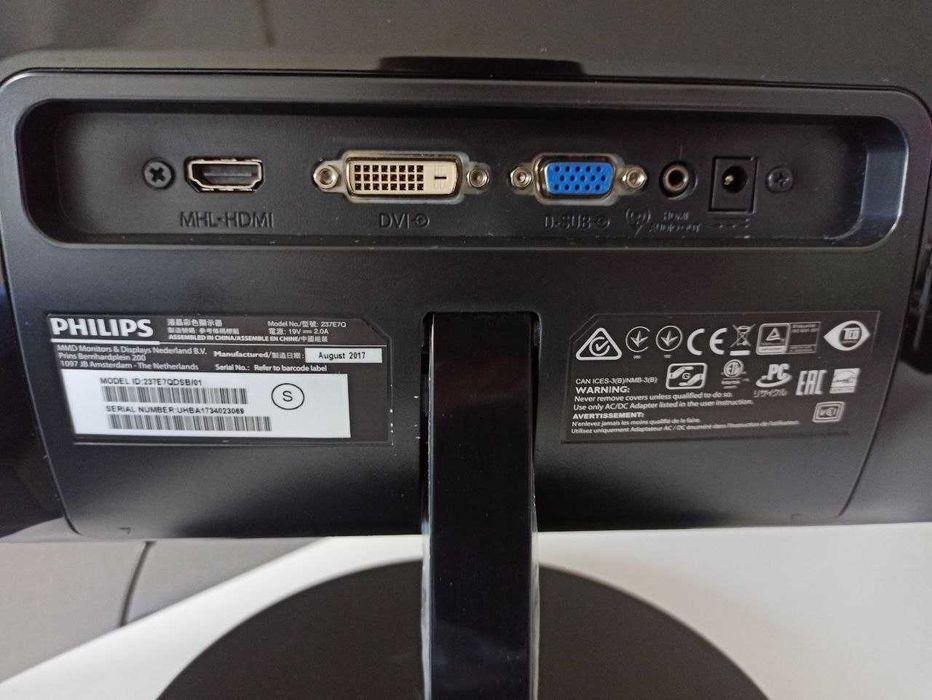 Монитор Philips 23" Full HD IPS | HDMI + DVI | Отличное состояние