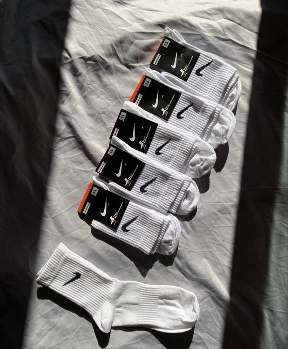 Skarpety Nike białe wysokie unisex